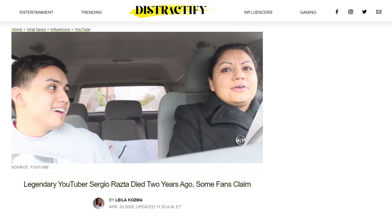 Are the Rumors About Sergio Razta's Death True? Here's ... - Distractify
